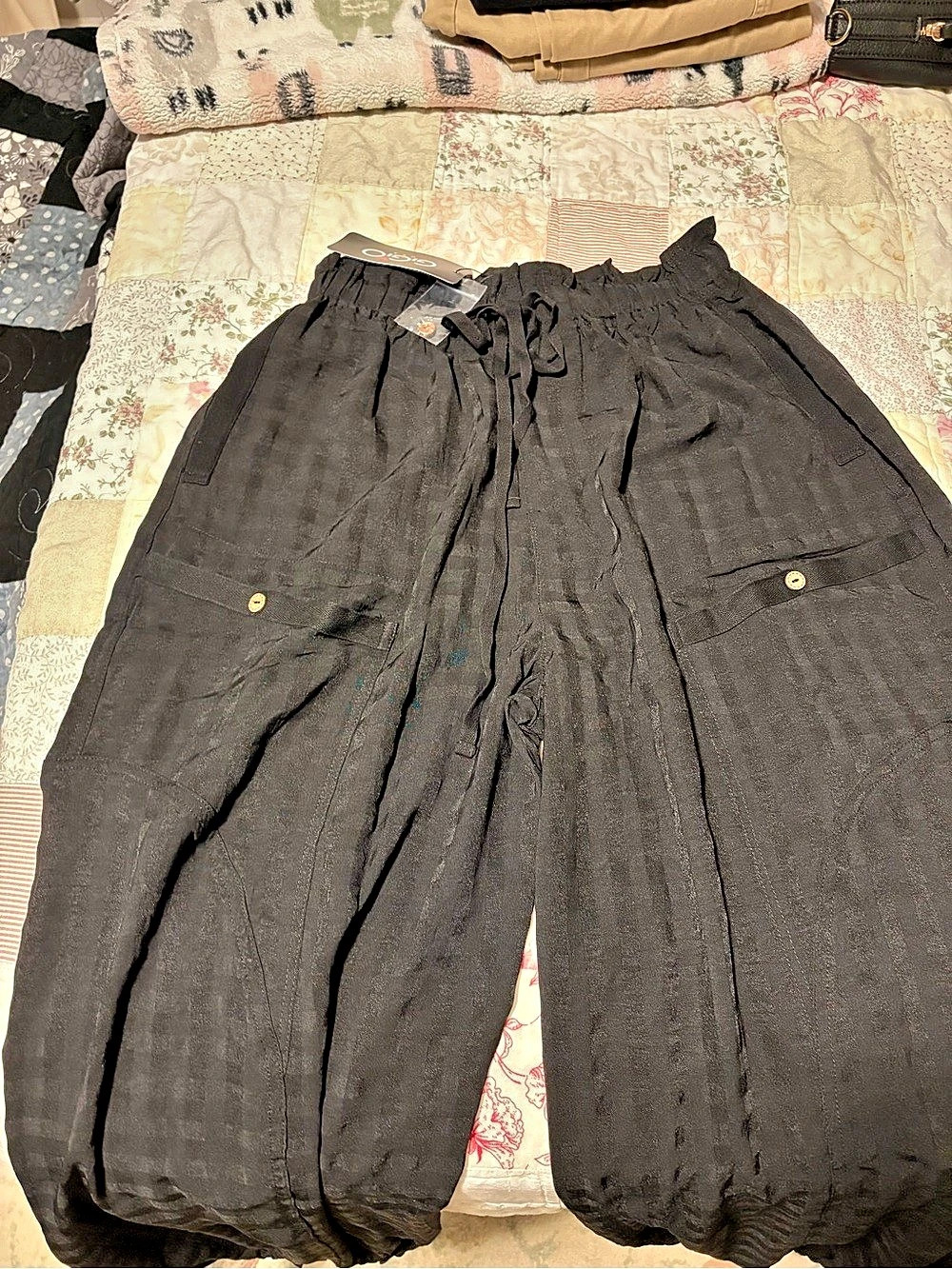GIGI O Black Jogger Pants Size Small NWT
